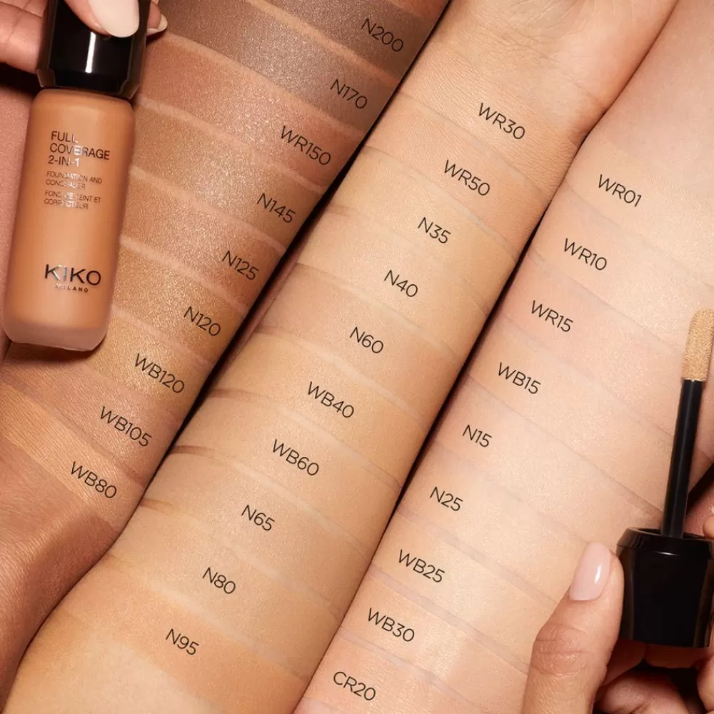 KIKO Milano Bases<Base E Corretor 2 Em 1, Alta Cobertura 15 Warm Rose