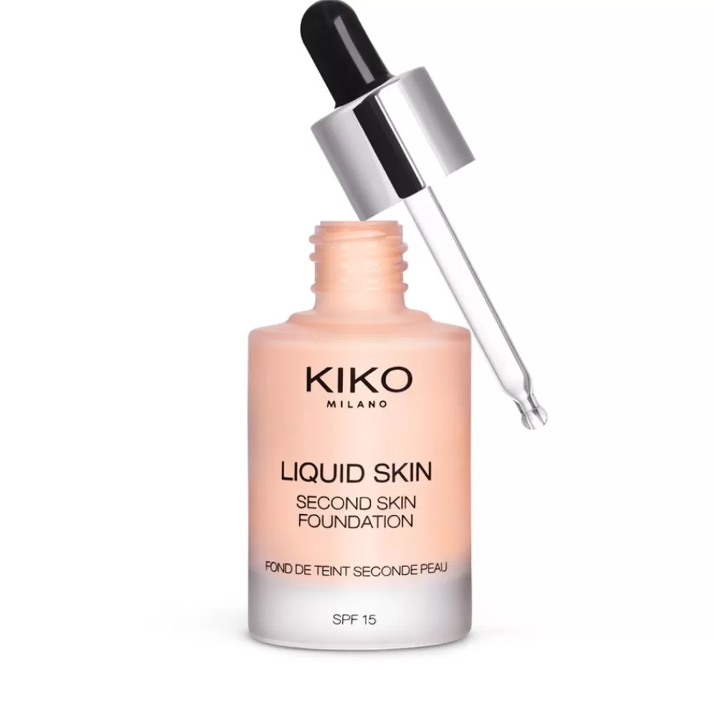 KIKO Milano Bases<Base Fluida Efeito Segunda Pele 01 Warm Rose