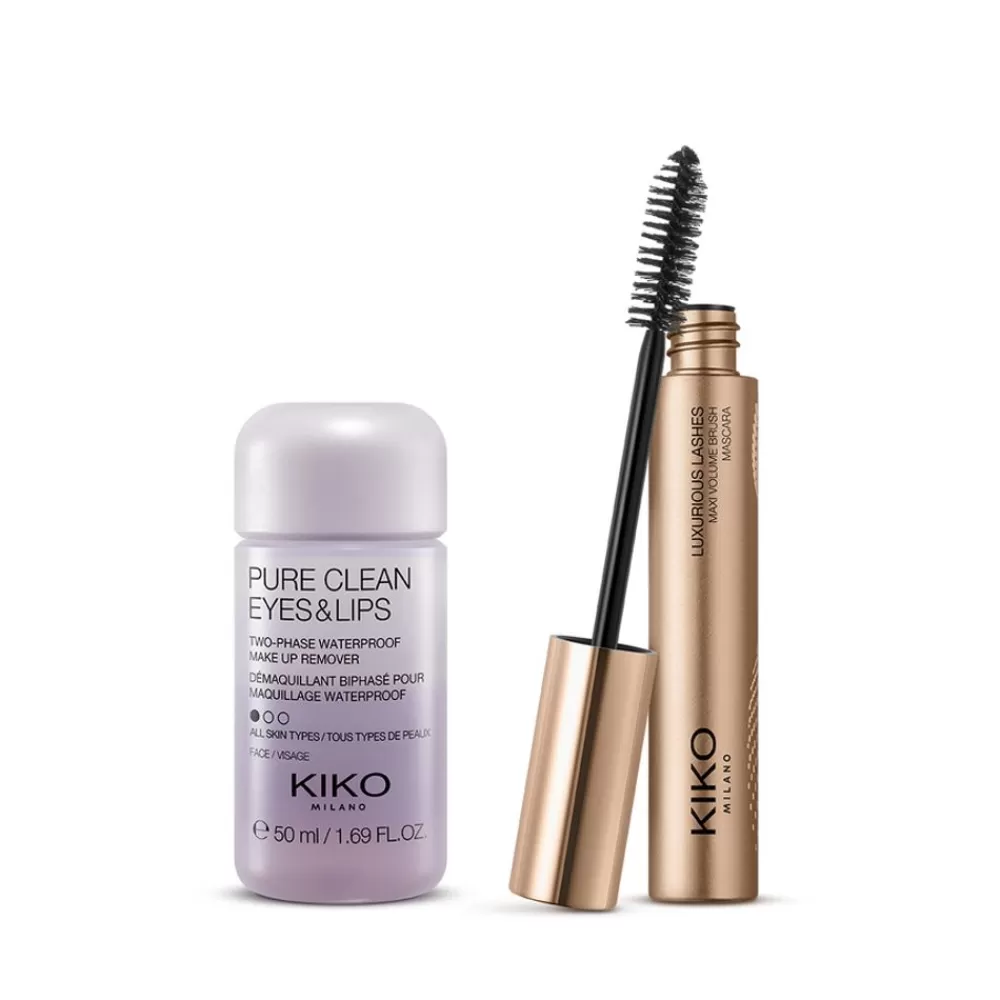 KIKO Milano Sets & Kits<Conjunto De Maquilhagem: 1 Mascara Efeito Pestanas Remodeladas E 1 Mini-Desmaquilhante Bifasico