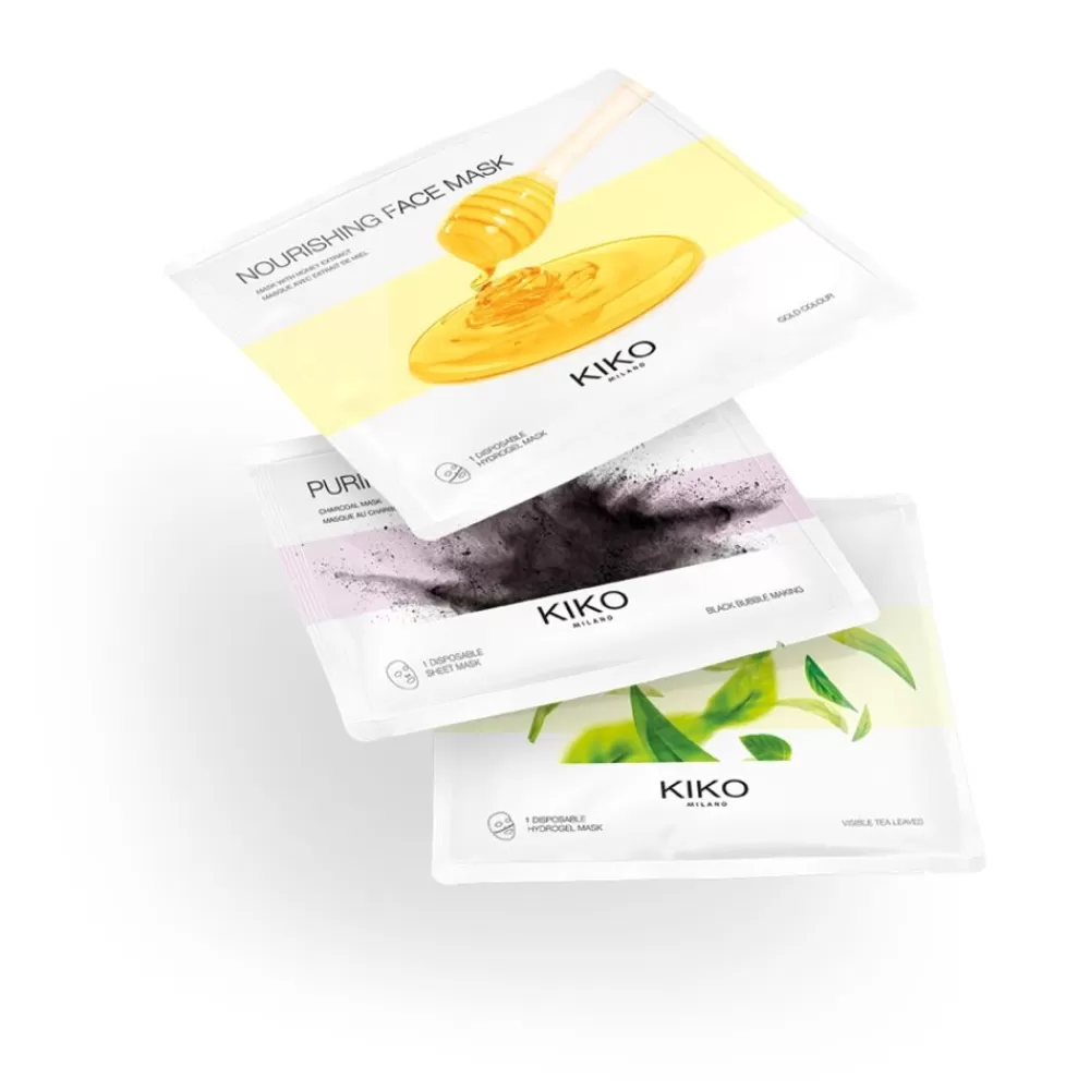 KIKO Milano Sets & Kits<Conjunto De Oferta De Cuidados Da Pele: 1 Mascara Antifadiga, 1 Nutritiva E 1 Purificante