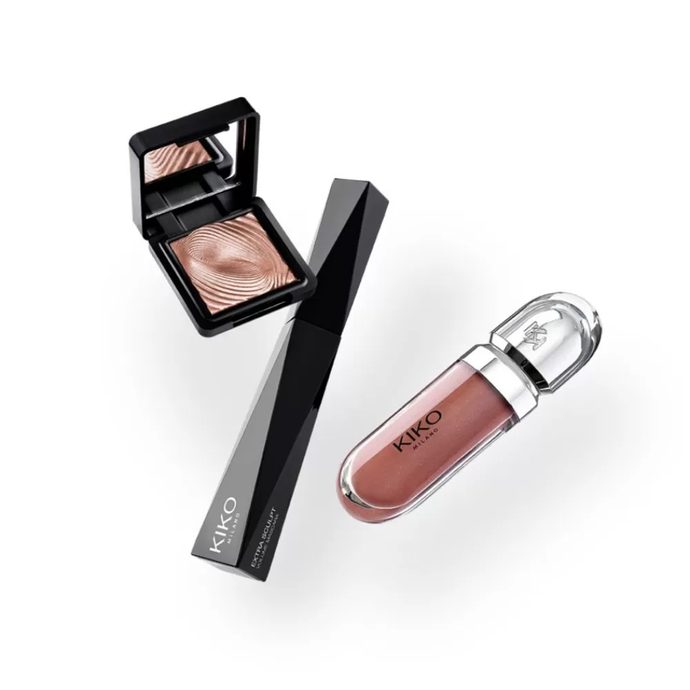 KIKO Milano Sets & Kits<Conjunto De Oferta De Maquilhagem: Sombra Metalica Para Os Olhos, Mascara E Brilho Para Os Lábios