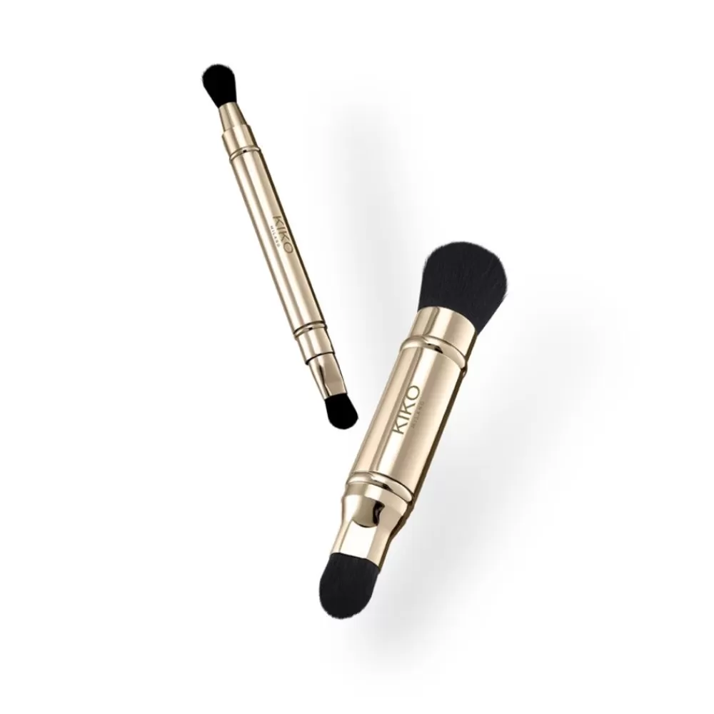 KIKO Milano Sets & Kits<Conjunto De Oferta De Pincéis: Um Pincel Duo Para O Rosto E Um Pincel Duo Para Os Olhos