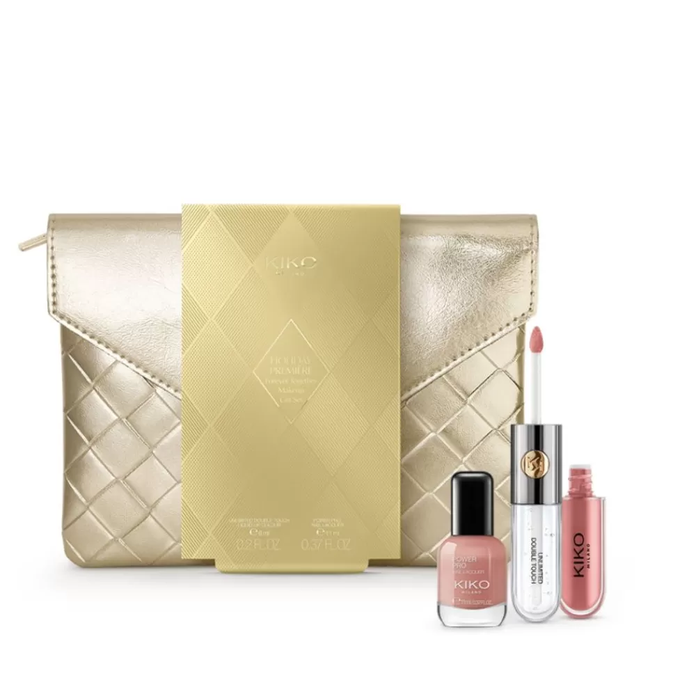 KIKO Milano Sets & Kits<Conjunto De Oferta Para Lábios E Mãos: Batom Liquido Brilhante E Verniz De Unhas 01 Beige Minuet