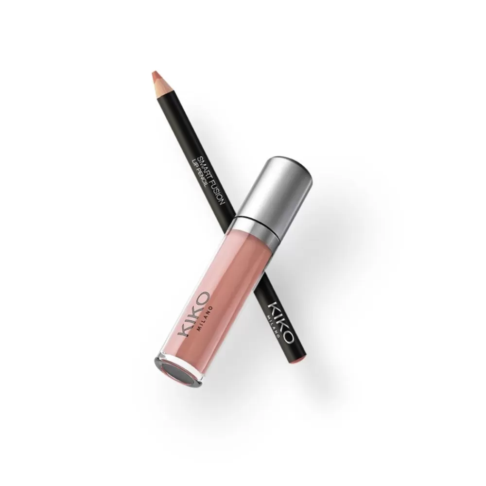 KIKO Milano Sets & Kits<Conjunto De Oferta Para Os Lábios: Batom Liquido Ultramate E Lápis De Lábios A Condizer 01 Beige Allure