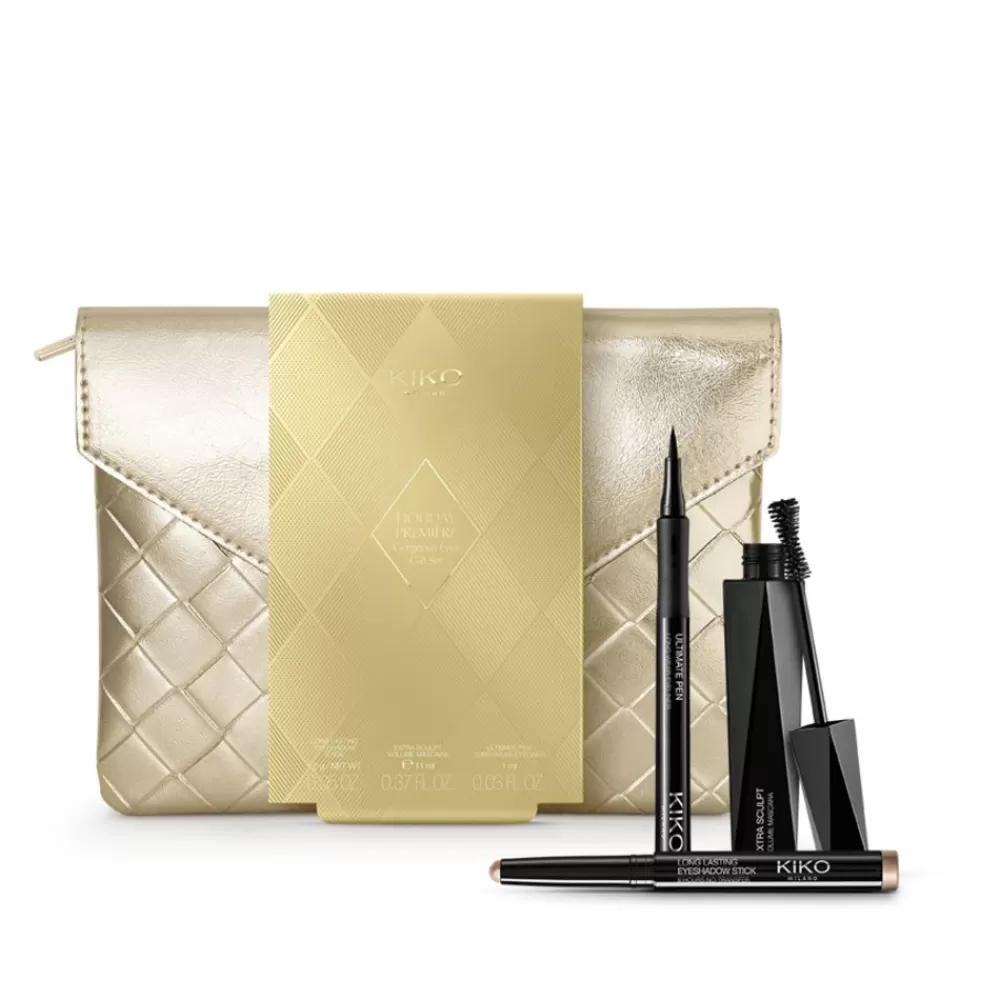 KIKO Milano Sets & Kits<Conjunto De Oferta Para Os Olhos: Eyeliner, Sombra De Olhos Em Stick De Longa Duracao E Mascara De Efeito Volume