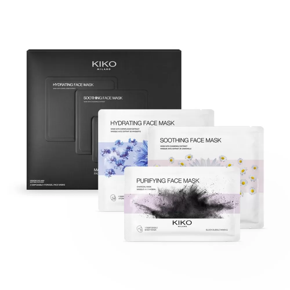 KIKO Milano Sets & Kits<Conjunto De Skincare: 1 Mascara Hidratante, 1 Lenitiva E 1 Purificante