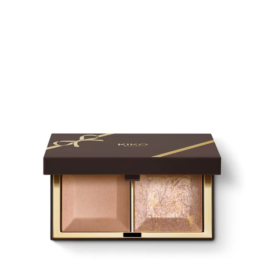 KIKO Milano Blush<Duo De Blush Cozido Com Um Acabamento Mate E Luminoso. 02 Sweet Biscuit