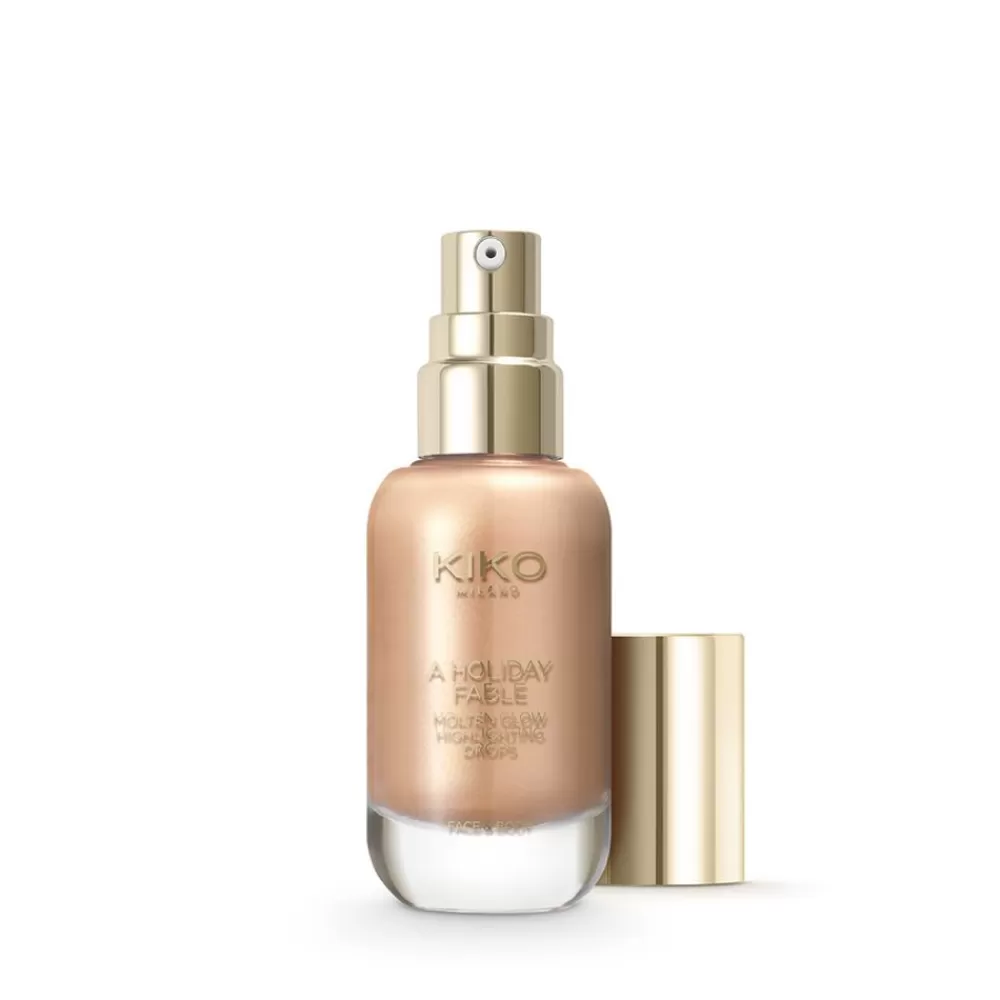 KIKO Milano Iluminadores<Iluminador Liquido No-Transfer Com Acabamento Metalico 01 Magical Gold