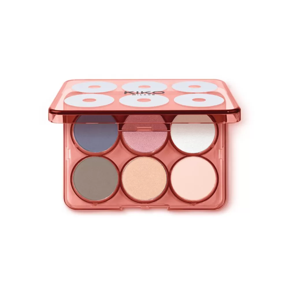 KIKO Milano Palete Olhos<Paleta De Olhos Em 6 Cores Com Acabamentos Mate, Metalico E Brilhante 01 Let'S Roll