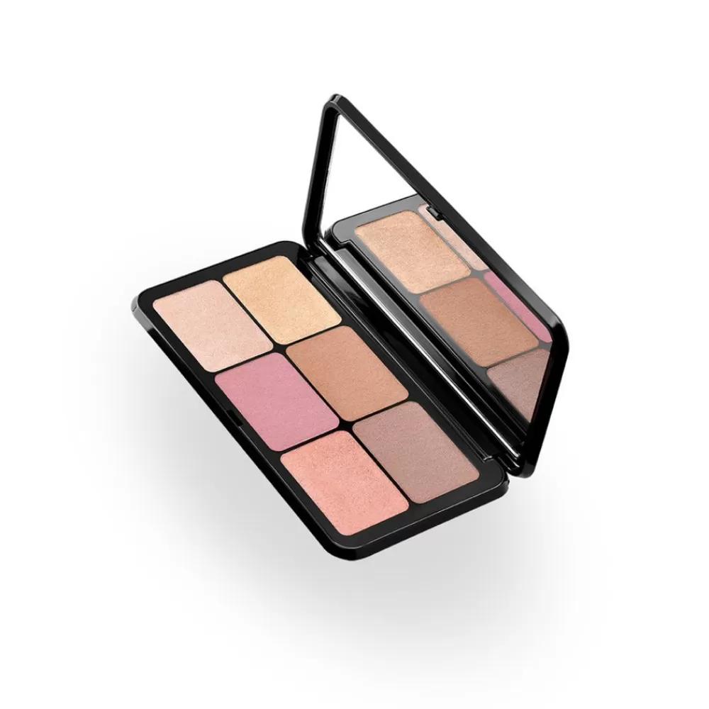 KIKO Milano Palete Rosto<Paleta De Pós Para O Rosto Com 2 Bronzeadores, 2 Blushes E 2 Iluminadores 01 Light-Medium