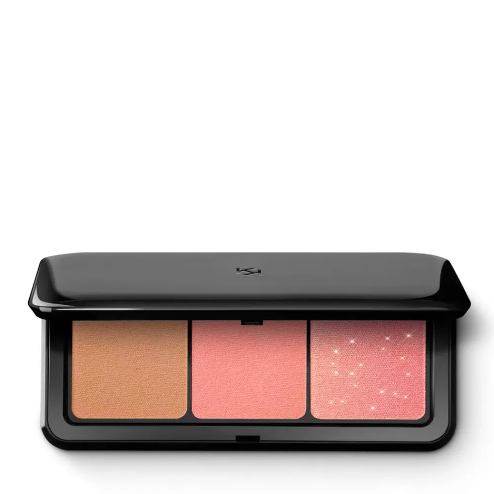 KIKO Milano Palete Rosto<Paleta De Rosto Com 1 Bronzeador E 2 Blushes Com Acabamentos Mate E Metalico 01 - Coral
