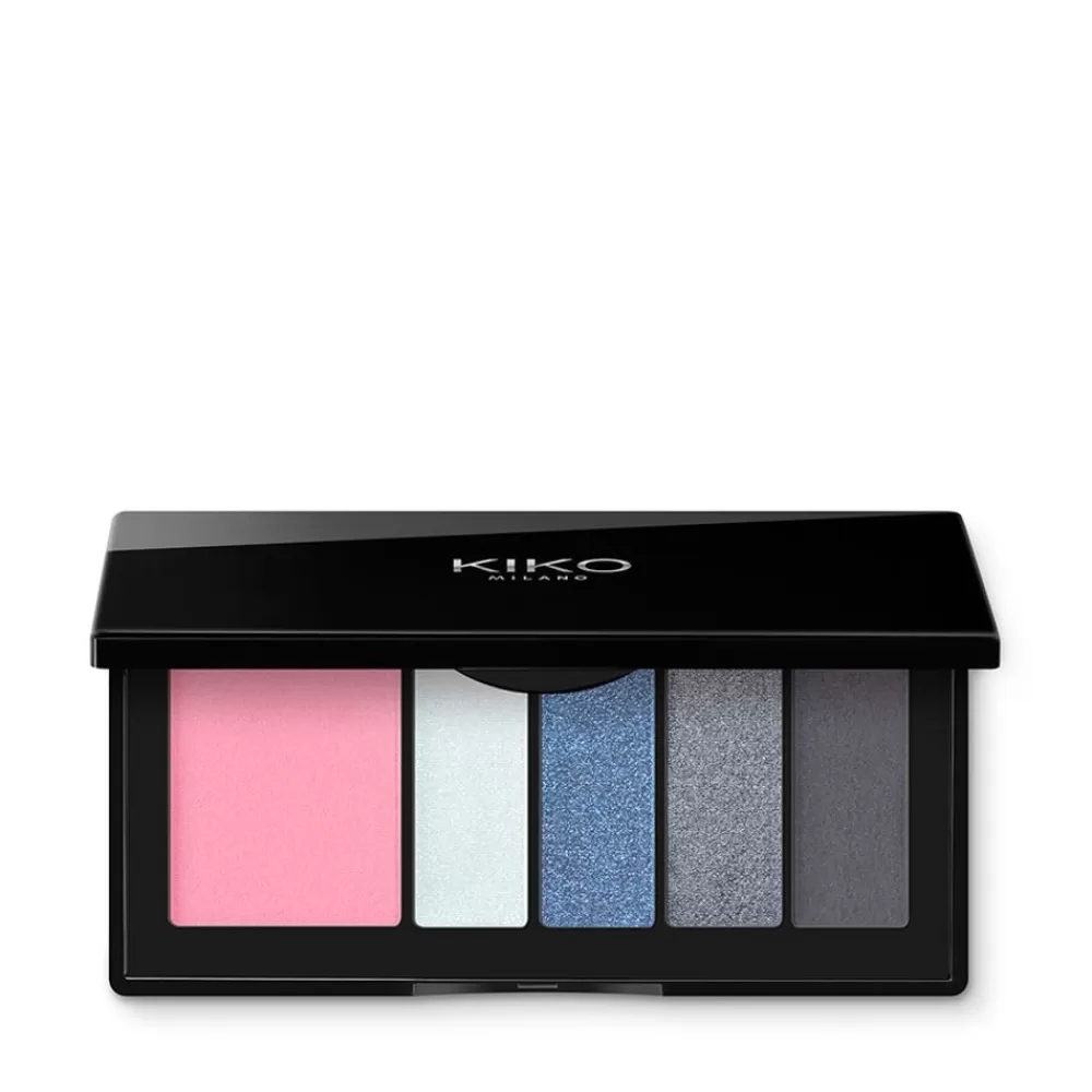 KIKO Milano Palete Olhos<Paleta Para Olhos E Rosto Com 1 Blush E 4 Sombras 01 Blue Symphony