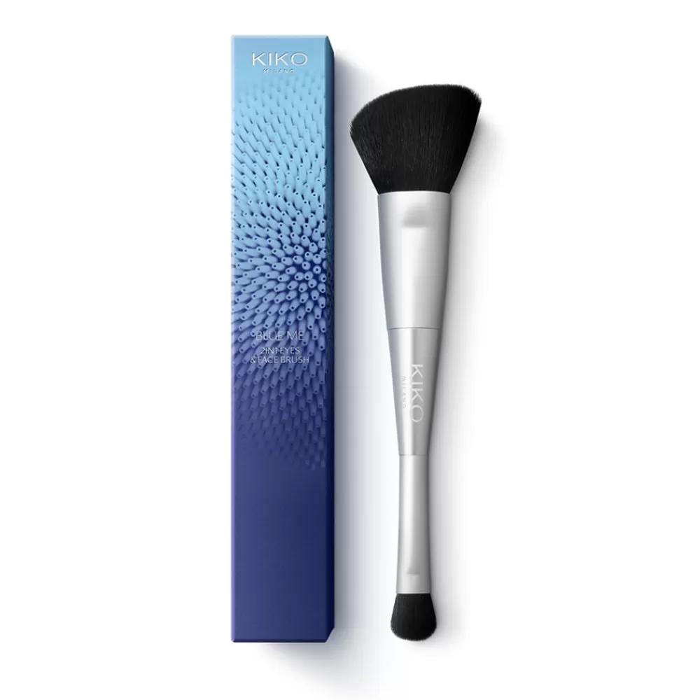 KIKO Milano Pincéis Para Rosto<Pincel Duo Para Rosto E Olhos Com Fibras Sinteticas Recicladas