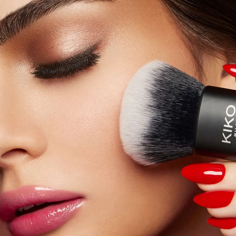 KIKO Milano Pincéis Para Rosto<Pincel Kabuki Para Aplicar Pós De Rosto, Fibras Sinteticas