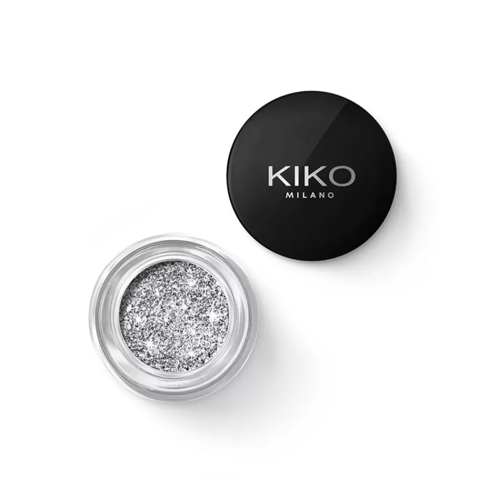 KIKO Milano Sombras<Sombra Em Gel Com Brilhos Biodegradaveis 01 Holo Silver