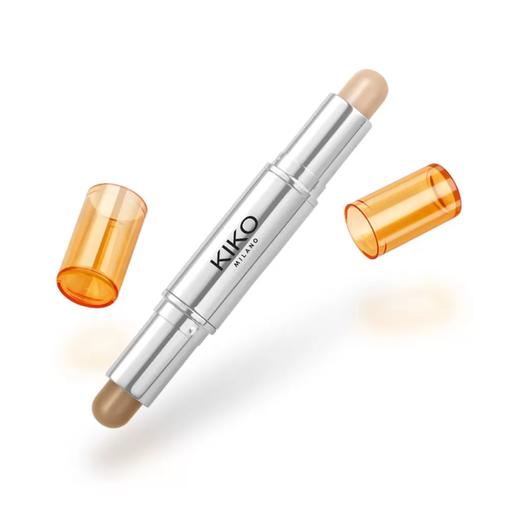 KIKO Milano Bronzeadores Para Rosto<Stick Cremoso Para O Contorno Do Rosto Em Duas Cores 01 Contouring Inspo