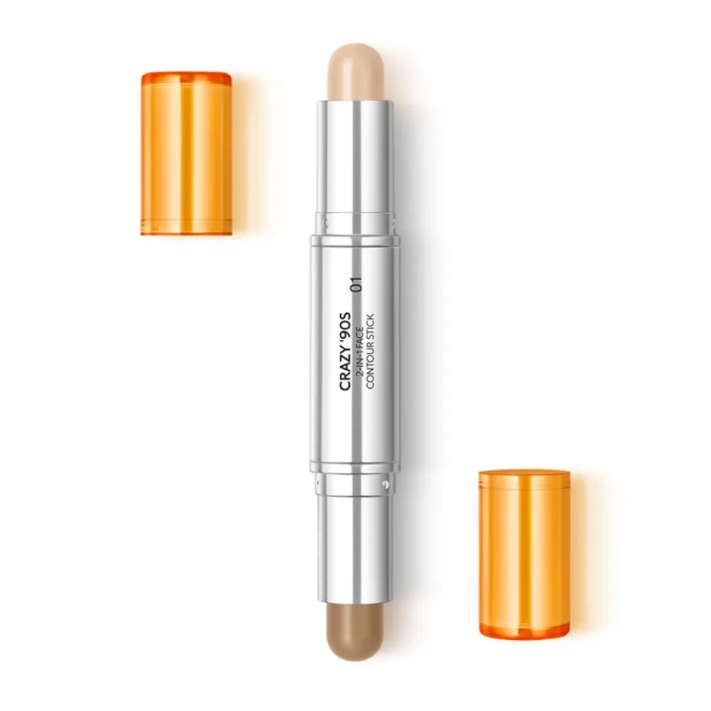 KIKO Milano Bronzeadores Para Rosto<Stick Cremoso Para O Contorno Do Rosto Em Duas Cores 01 Contouring Inspo