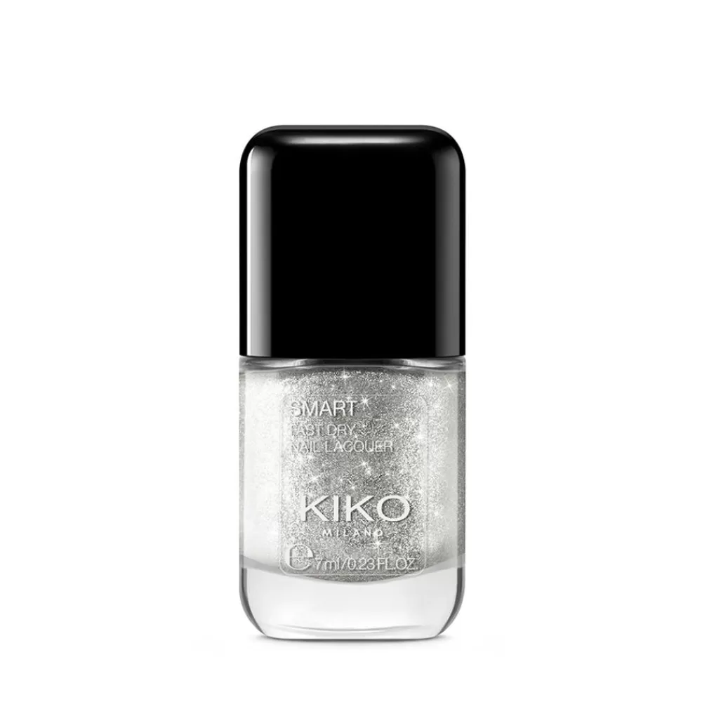 KIKO Milano Vernizes<Verniz De Unhas De Secagem Rapida Com Brilhos Biodegradaveis 311 Holo Silver